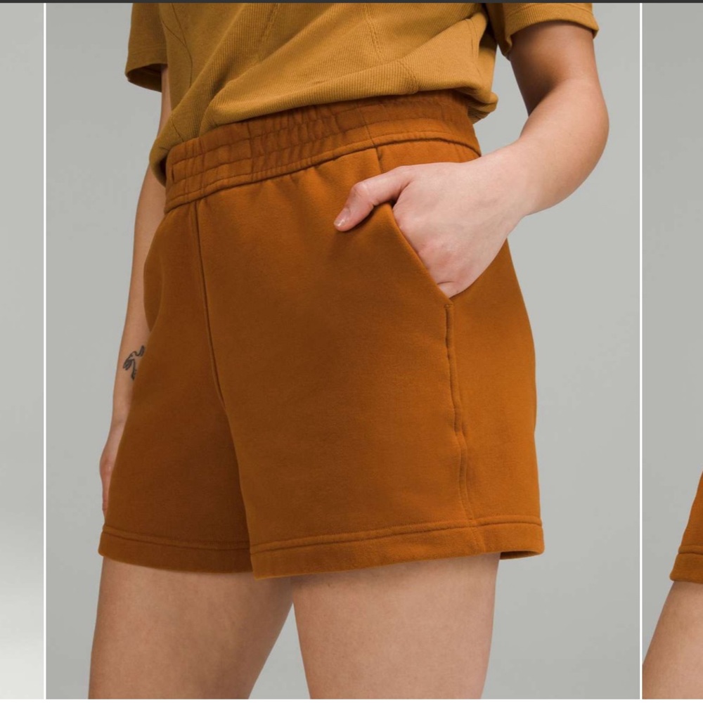 Lululemon Loungeful High-Rise Short 4" Butternut Brown